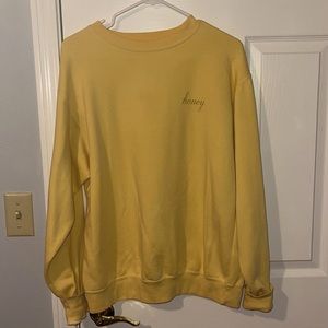 John galt Brandy Melville honey crewneck